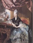 Johann Zoffany Queen Charlotte (mk25) USA oil painting artist